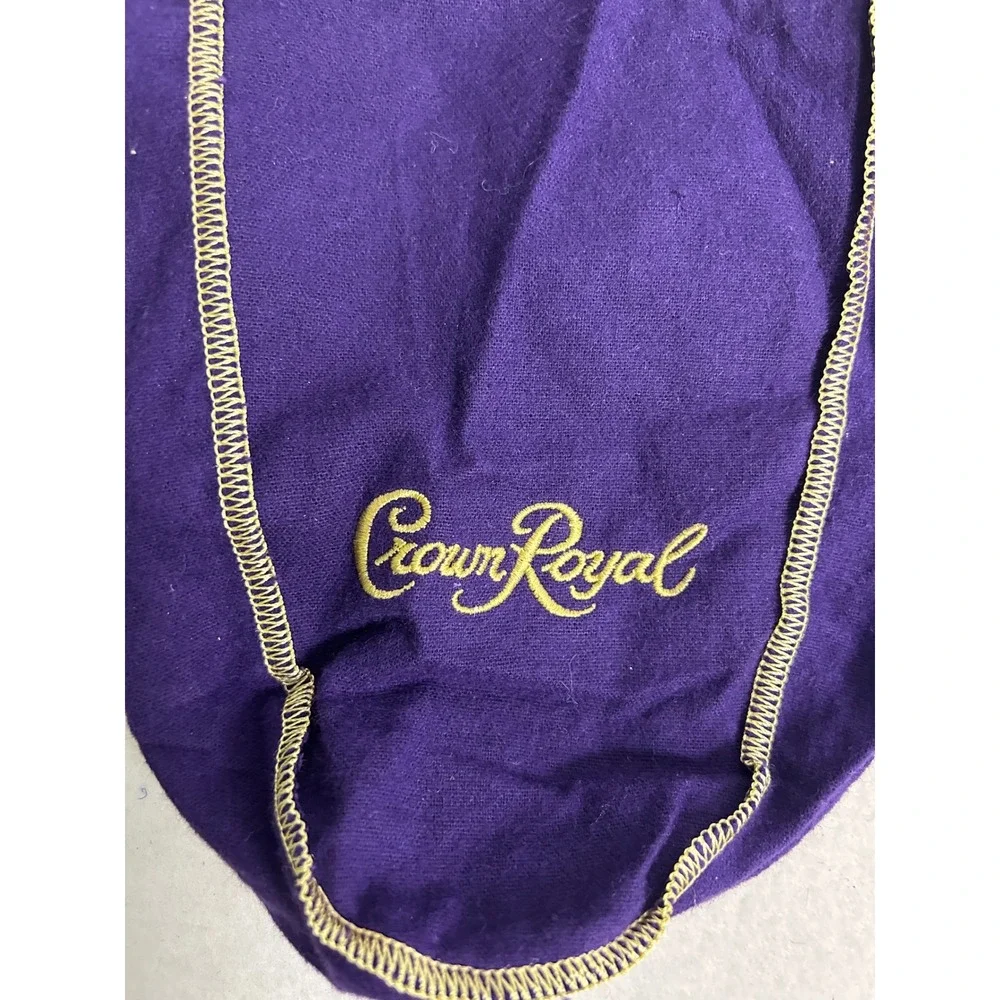 Collectible Barware‎ Crown Royal OS Purple Green Drawstring Storage Bags 2pk